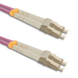 Patchcord fiber optic LC/UPC - LC/UPC | Multimode | 50/125 | OM4 | Duplex | 2m