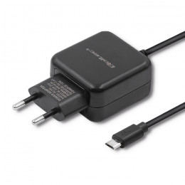 Qoltec Charger  5V | 2.4A | 12W | MicroUSB | Black