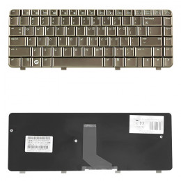 Qoltec Keyboard for HP DV4-1000 | Coffee