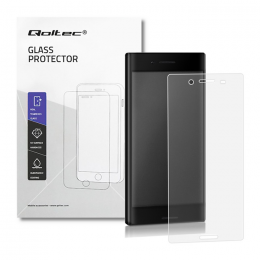 Qoltec Premium tempered glass screen protector for Sony Xperia XZ Premium | FULL COVERED