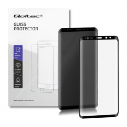 Qoltec Premium tempered glass screen protectors for Samsung Galaxy S9 | BLACK