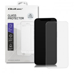 Qoltec PREMIUM tempered glass screen protector for iPhone 12/12 PRO