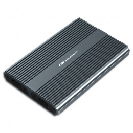Qoltec Enclosure for drive M.2 SSD | SATA | NVMe | USB-C | DUAL 2 x 2TB