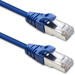Qoltec Cable Patchcord FTP | CAT6 | 2 x RJ-45 | 3m | High speed | Gold | Shielded