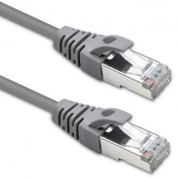 Qoltec Cable Patchcord FTP | CAT5e | 2 x RJ-45 | 1.5m | High speed | Gold | Shielded