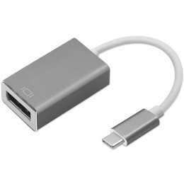Qoltec Adapter USB-C 3.1 | DisplayPort | 4K | MHL | Aluminum