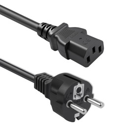 Qoltec Power cable IEC C13/SCHUKO | 3x1.00mm&sup2; | 2.5m