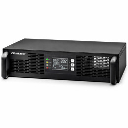 Qoltec Uninterruptible Power Supply UPS for RACK | 2kVA | 2000W | Power factor 1.0 | LCD | EPO | USB | On-line