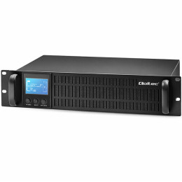 Qoltec Uninterruptible Power Supply UPS RACK | 2kVA | 1600W | LCD
