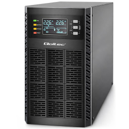 Qoltec Uninterruptible Power Supply UPS On-line | Pure Sine Wave | 6kVA | 4.8kW | LCD | USB