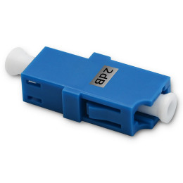 Qoltec Suppresor fiber optic LC/UPC(F) - LC/UPC(F) | Singlemode | 2dB