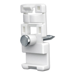 Qoltec Cable clip | 15x13mm | wall