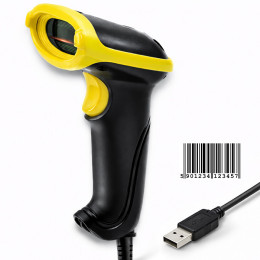 Qoltec barcode reader scanner | 1D | EAN | USB
