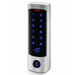 Qoltec Code lock DIONE with RFID reader Code | Card | key fob | Doorbell button | IP68 | EM