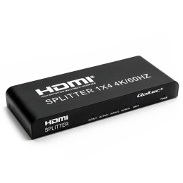 Qoltec Active HDMI Splitter 4 x HDMI 4K x 2K | 6Gb/s | 60Hz | High stability