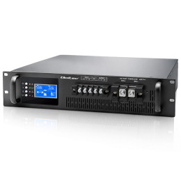 Qoltec Pure Sine Wave UPS for RACK | 3kVA | 3000W | Power Factor 1.0 | LCD | EPO | USB | Online | Compatibility with LiFePO4, AGM and GEL batteries 