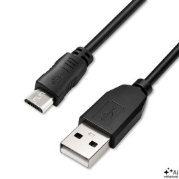 Qoltec USB cable A male | Micro USB B male | 1m