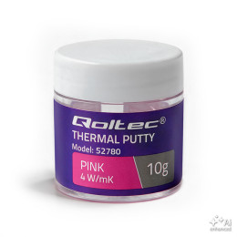 Qoltec Thermal Putty |  4 W/m-K | 10g  | Pink