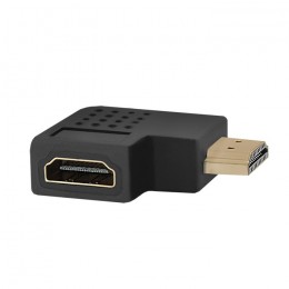 Qoltec Adapter HDMI A male | HDMI A female | angle