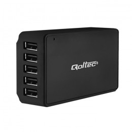 Qoltec Quick charge station 40W | 5 x USB | max 8A
