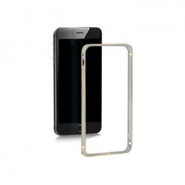 Qoltec Bumper case for Samsung Galaxy S5 | grey | aluminum
