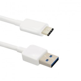 Cable USB 3.1 type C male ABS | USB 3.0 A male ABS | 1m