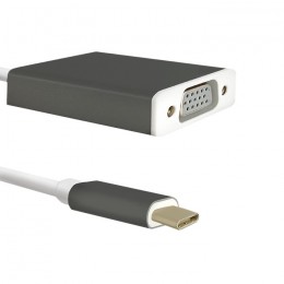 Qoltec Adapter USB 3.1 type C male | VGA female
