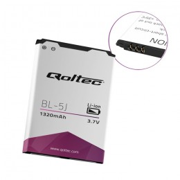 Qoltec Battery for Nokia BL-5J | 5800 | XM | 5235 | 1320mAh