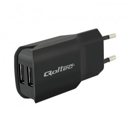Qoltec PREMIUM charger 12W | 5V | 2.4A | 2xUSB