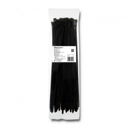 Qoltec Self-locking cable tie | 7.2*350mm | 50 pcs. | Nylon66 | UV | Black