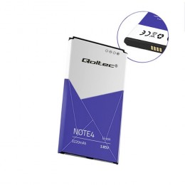 Qoltec Battery for Samsung Galaxy Note 4 | 3220mAh