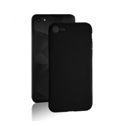 Qoltec Case for Apple iPhone 7 | PC HARD CLEAR | Black