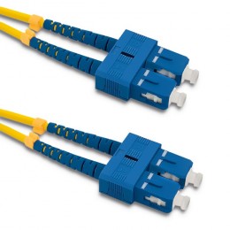 Qoltec Patchcord fiber optic SC/UPC - SC/UPC | Singlemode | 9/125 | G652D | Duplex | 3m