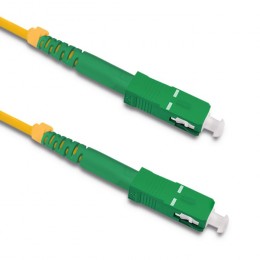 Qoltec Patchcord fiber optic SC/APC - SC/APC | Singlemode | 9/125 | G652D | Simplex | 10m