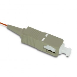 Qoltec Pigtail fiber optic SC/UPC | Multimode | 50/125 | OM2 | 1m