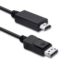 Qoltec DisplayPort v1.1 male | HDMI male | 4K | 1m