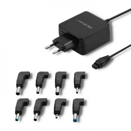 Qoltec Power adapter 45W | 8 plugins