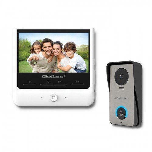 Qoltec Video doorphone Theon 7 | TFT LCD 7" | White