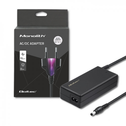 Qoltec Desktop power supply 60W | 12V | 5A | 5.5*2.5 | +power cable