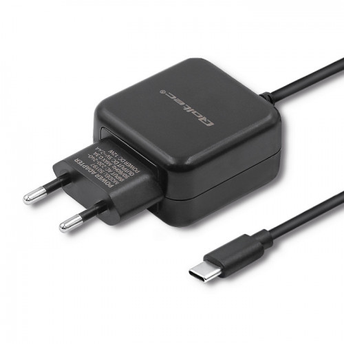 Qoltec Charger 12W | 5V | 2.4A | USB type C | Black