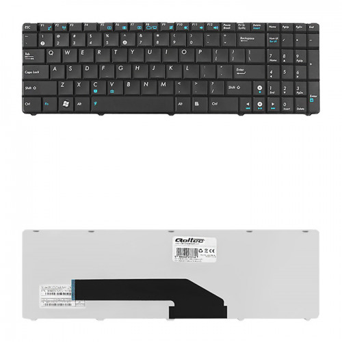 Qoltec Keyboard for Asus K50 | Black