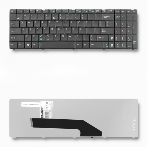 Qoltec Keyboard for Asus K50 | Frame | Black