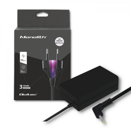 Qoltec Power adapter for Samsung | 65W | 19V | 3.42A | 3.0*1.0