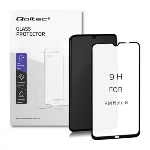 Qoltec Tempered Glass for Xiaomi Redmi Note 8
