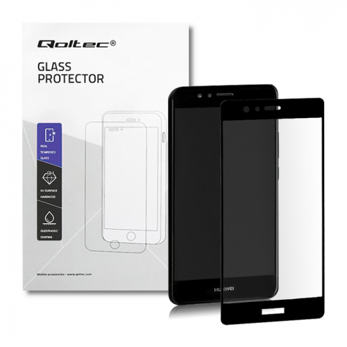 Premium tempered glass screen protector for Huawei P9 | FULL COVERED | BLACK