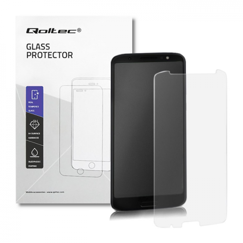 Qoltec Premium tempered glass screen protector for Motorola G6 Plus