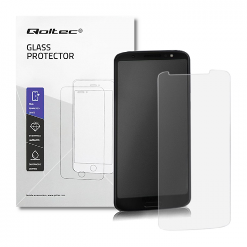 Qoltec Premium tempered glass screen protector for Motorola G6 Play