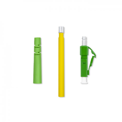 Qoltec LC/APC fiber connectors | Singlemode | 2.0mm | Mounting set | 200pcs.