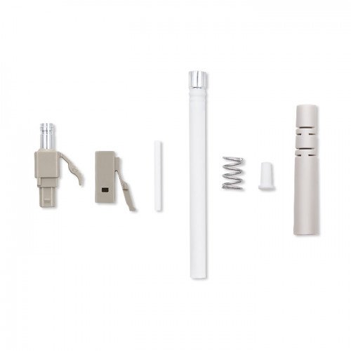 Qoltec LC fiber connectors | Multimode | 2.0mm | Mounting set | 200pcs.