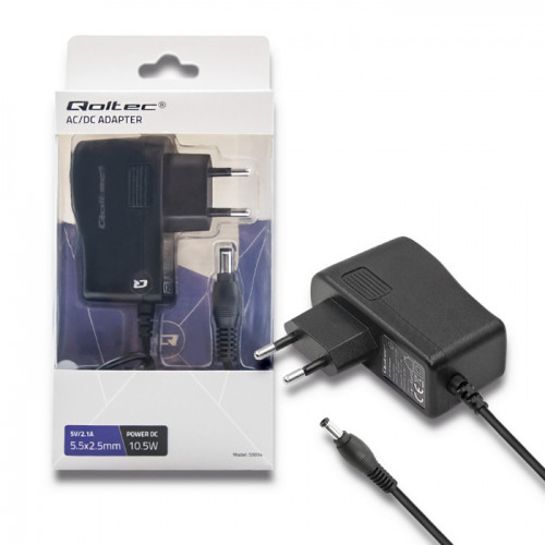 Qoltec Plug-in power supply 10.5W | 5V | 2.1A | 5.5*2.5